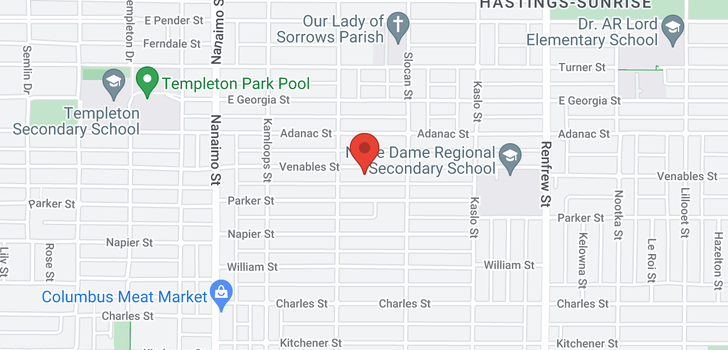 map of 2640 VENABLES STREET
